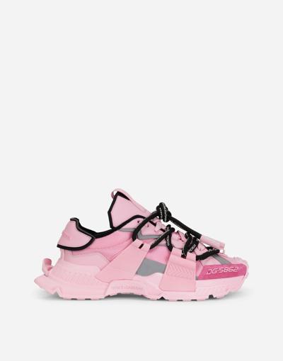 Dolce and gabbana store pink trainers