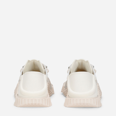 Dolce & Gabbana Round Toe Sneakers In Grey