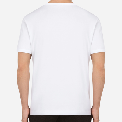 Shop Dolce & Gabbana T-shirt Aus Baumwolle In White