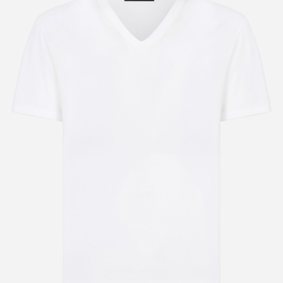Shop Dolce & Gabbana T-shirt Aus Baumwolle In White