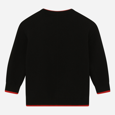 Dolce & Gabbana Boy's Monogram Jacquard Sweater