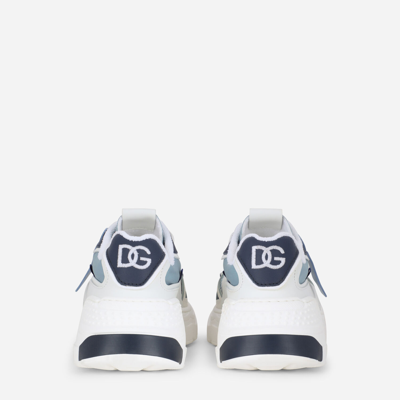 Dolce & Gabbana Mixed-material Airmaster Sneakers In Multicolor
