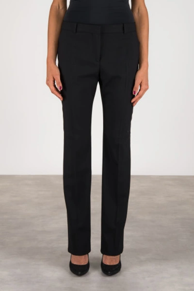 Shop Balenciaga Stretch Tailoring Trousers In Noir