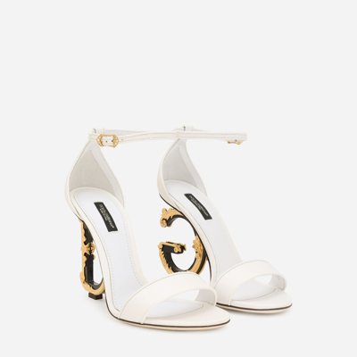 Dolce & Gabbana Open-toe Buckle-fastening Sandals In White