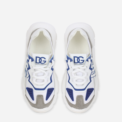 Shop Dolce & Gabbana Calfskin Daymaster Sneakers In Multicolor