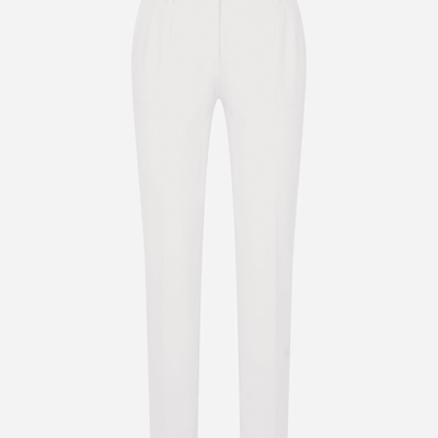 Shop Dolce & Gabbana Wool Pants In White