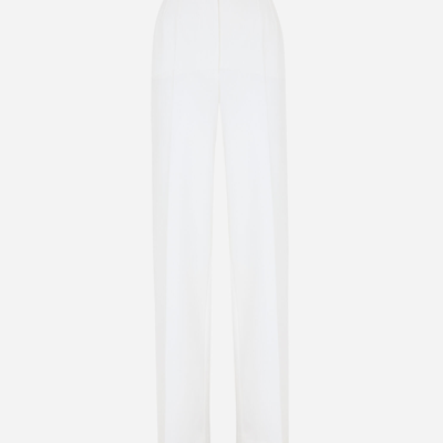 Dolce & Gabbana Wool Pants In White