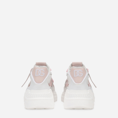 Dolce & Gabbana Mixed-material Air Master Sneakers In Multicolor