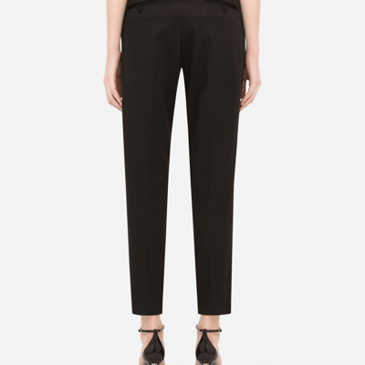 Dolce & Gabbana Faille Pants In Black