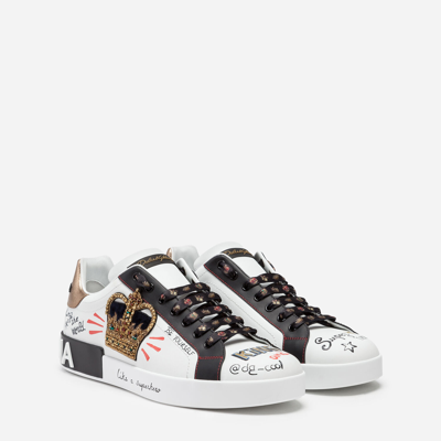 Shop Dolce & Gabbana Sneaker Bassa In White