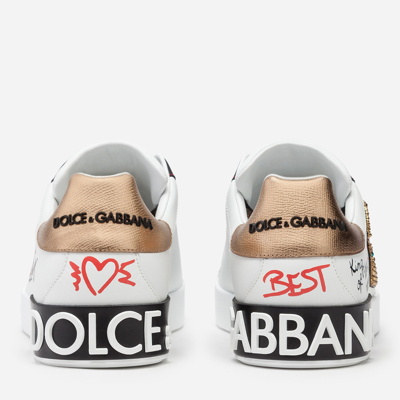 Shop Dolce & Gabbana Sneaker Bassa In White