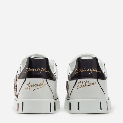Shop Dolce & Gabbana Limited Edition Portofino Sneakers In White