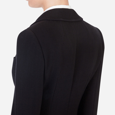 Dolce & Gabbana Short Single-breasted Dolce Jacket In Black