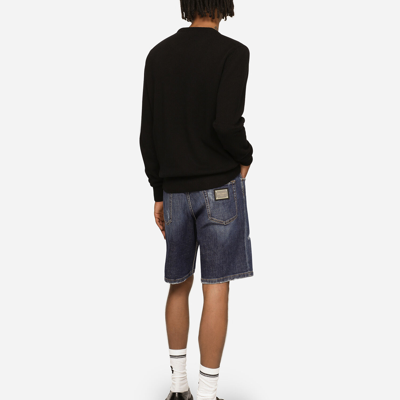 Dolce & Gabbana Pull Girocollo In Black