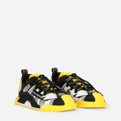 Shop Dolce & Gabbana Mixed-material Ns1 Sneakers In Multicolor