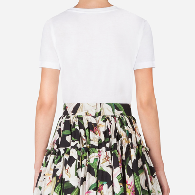 Dolce & Gabbana Cropped T-shirt In White