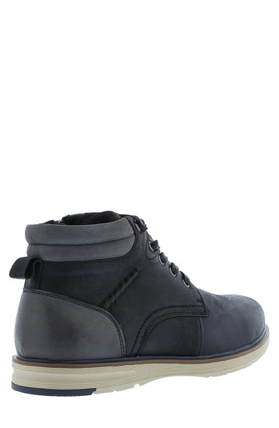 Shop English Laundry Dariel Colorblock Leather Boot In Black