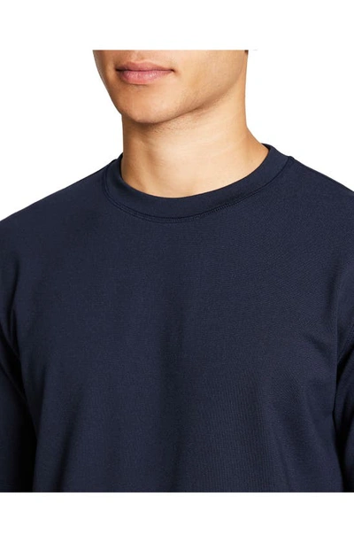 Theory Essential Crewneck Short Sleeve Tee In Baltic - Xhx