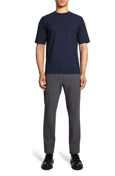 Theory Essential Crewneck Short Sleeve Tee In Baltic - Xhx