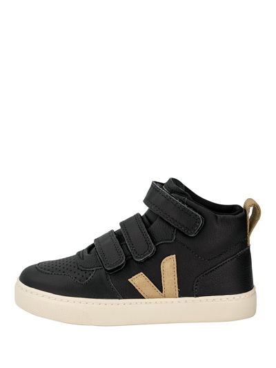 Shop Veja Kids Black Sneakers