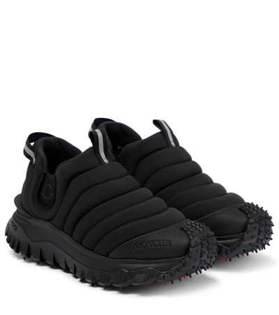 Shop Moncler Trailgrip Après Sneakers In Black