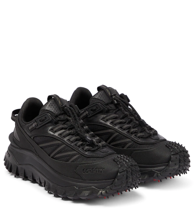 Shop Moncler Ibex Gore-tex® Sneakers In Black