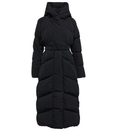 Shop Canada Goose Marlow Belted Down Coat In Black
