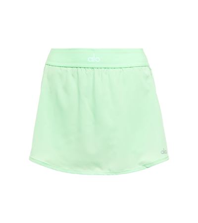 Shop Alo Yoga A-line Tennis Miniskirt In Ultramint
