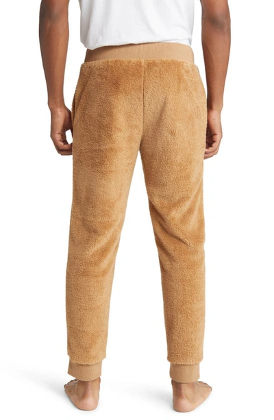 Shop Ugg Lionel Fleece Jogger Pajama Pants In Live Oak
