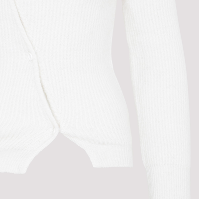Shop Jacquemus La Maille Pau Sweater In White