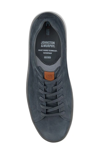Shop Johnston & Murphy Xc4 Foust Waterproof Sneaker In Navy Waterproof Nubuck
