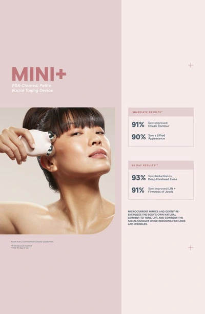 Nuface Limited Edition Mini+ Facial Toning Device & Primer - Pink In Sandy Rose