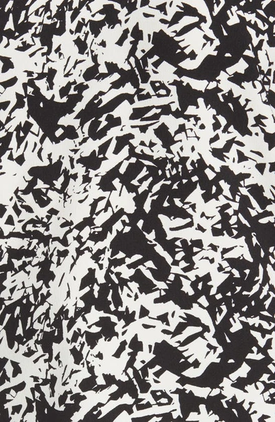 Shop Halogen Raw Edge Tank In Black- Ivory Paper Specks
