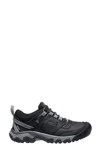 Shop Keen Ridge Flex Waterproof Hiking Shoe In Black/ Magnet