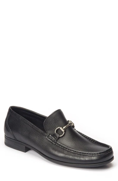 Shop Sandro Moscoloni 'malibu' Suede Bit Loafer In Black Leather