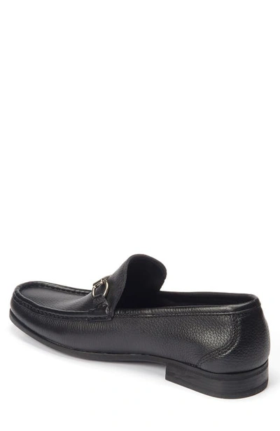 Shop Sandro Moscoloni 'malibu' Suede Bit Loafer In Black Leather