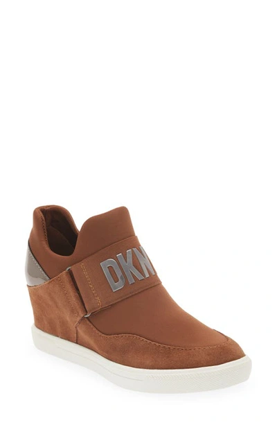 Dkny cosmos platform sneakers red on sale