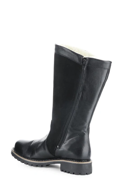 Shop Bos. & Co. Henry Waterproof Winter Boot In Black Feel/ Suede