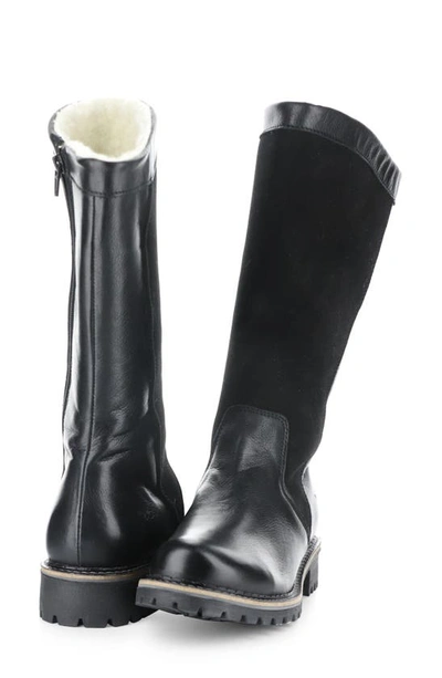 Shop Bos. & Co. Henry Waterproof Winter Boot In Black Feel/ Suede