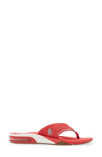 Reef Fanning Mlb St. Louis Cardinals Flip Flop In Cardinals