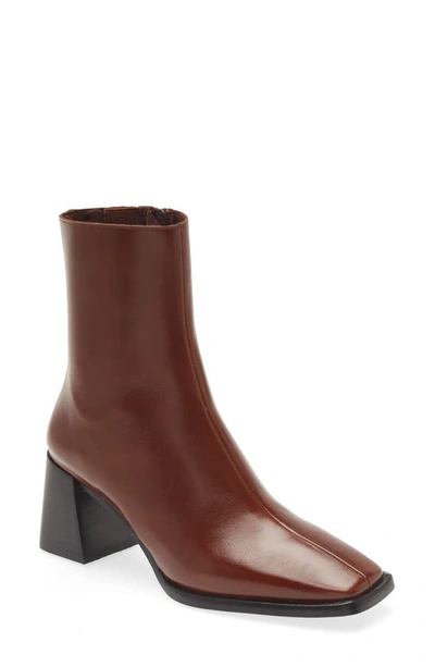 Shop Jeffrey Campbell Geist Square Toe Boot In Brown