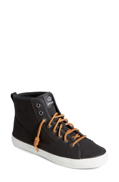 Shop Sperry Top-sider® Crest Seacycled™ High Top Sneaker In Black