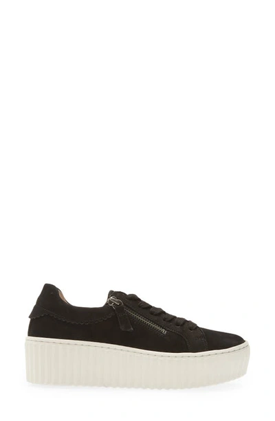 Gabor Platform Sneaker In Black