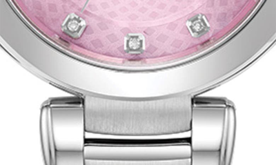Shop Citizen Diamond Accented Bracelet Watch, 33mm In Silver