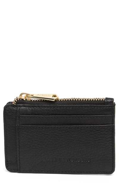 Shop Aimee Kestenberg Alia Slim Id Wallet In Black W Gold