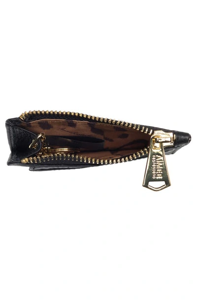 Aimee Kestenberg Alia Slim Id Wallet In Black W Gold