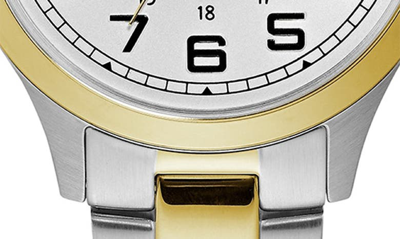 Shop Bulova Two-tone Stainless Steel Bracelet Watch, 34mm