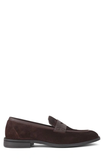 Shop Vellapais Paloma Comfort Penny Loafer In Dark Brown