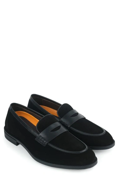 Shop Vellapais Paloma Comfort Penny Loafer In Black