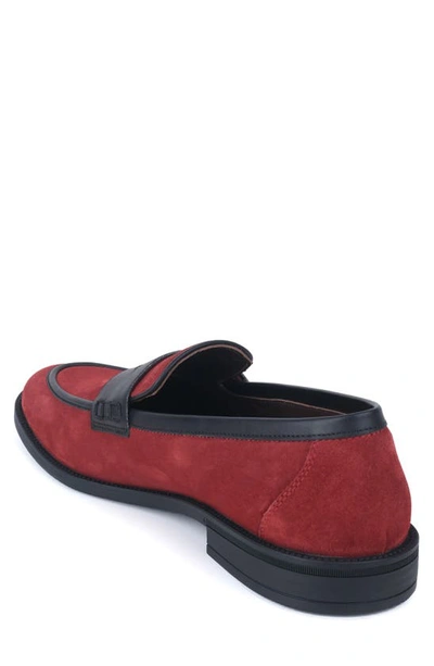Shop Vellapais Cratos Comfort Penny Loafer In Red